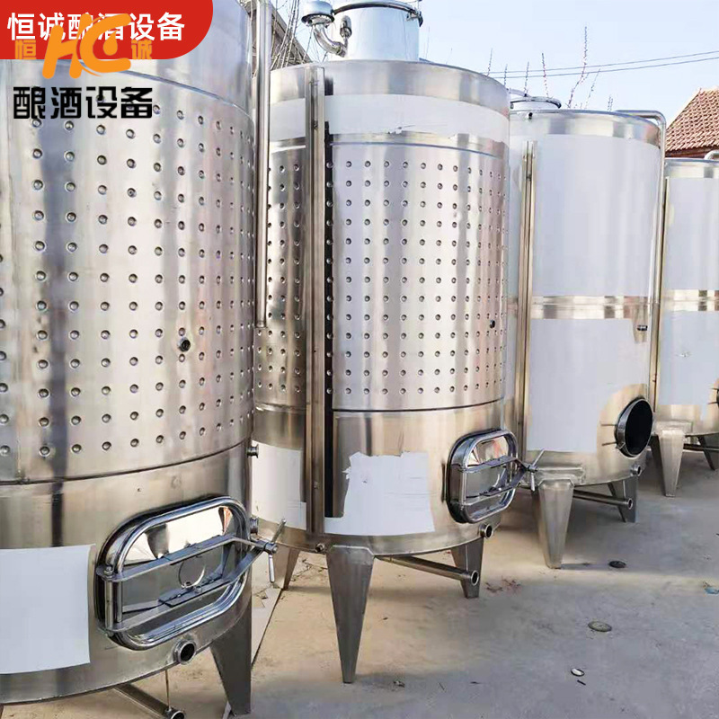 加工大中小型果酒发酵罐  304不锈钢材质  恒温发酵酿酒器