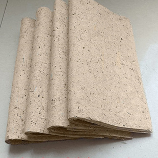 Raw Edge Moxa Stick Mulberry Paper Thickeneded Ancient Paper Making Old Wine Sealing Handmade Special