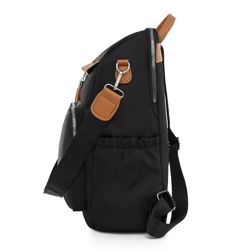 Comercio exterior al por mayor primavera nuevo estilo casual damas Oxford color contraste mochila simple y versátil multifuncional de doble uso