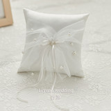 Изысканное бежевое обручальное кольцо ручной работы с бантиком, кружевное платье