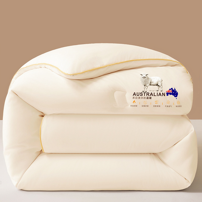 Factory direct sales: Luxurious, high-end, solid-color wool blankets, thickened for warmth, cashmere blankets, wool bedding, and blanket cores, suitable for all seasons