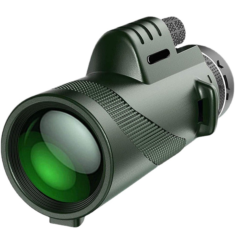 Telescopio monocular 40x60 cuidadosamente seleccionado, con alta magnificación, alta definición, visión nocturna con poca luz, fotografía con teléfono móvil, portátil para uso en exteriores, venta al por mayor transfronteriza. image 1