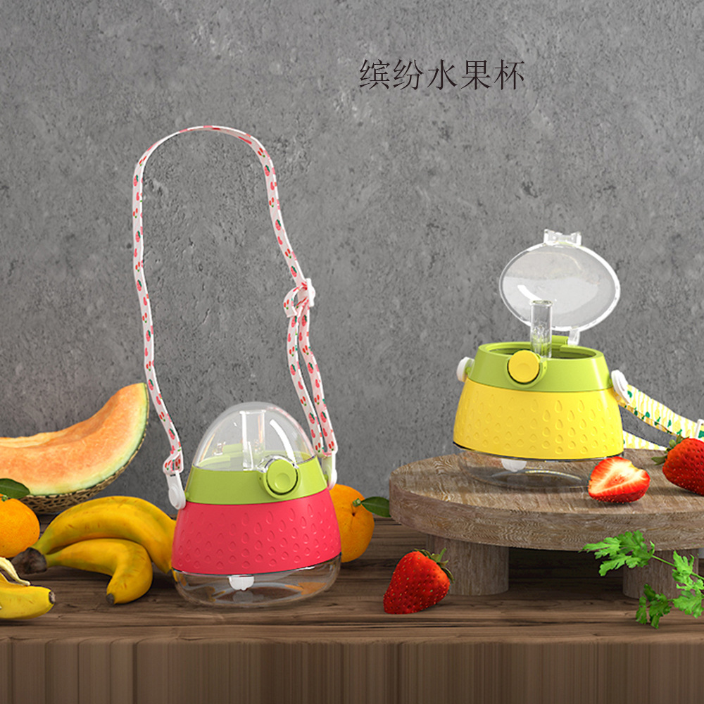 Fábrica al por mayor tokie niños traviesos taza de paja infantil jardín hervidor Correa taza de agua taza de beber bebé