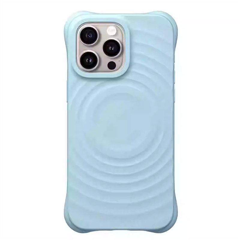 CASE联名新款柔雾紫波漾液态硅胶保护壳适用于iPhone16promax手机|undefined