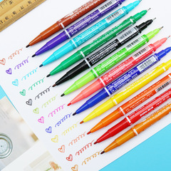 Smart Pen - 120 Oil-based Waterproof Quick-Dry Erasable Dual-Tip Markers for Polaroid Photo Paper, Marker, and Pencil