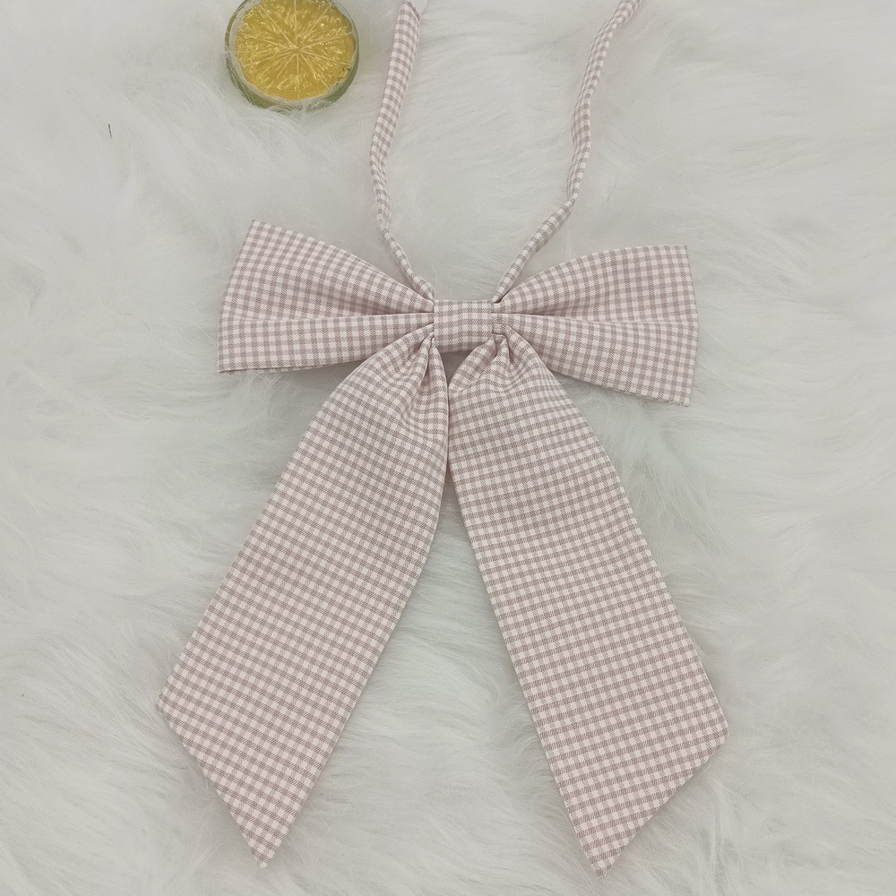 Venta directa de fábrica Pajarita de pajarita de mango largo de gran tamaño Estilo universitario coreano Pajarita jk casual para niñas