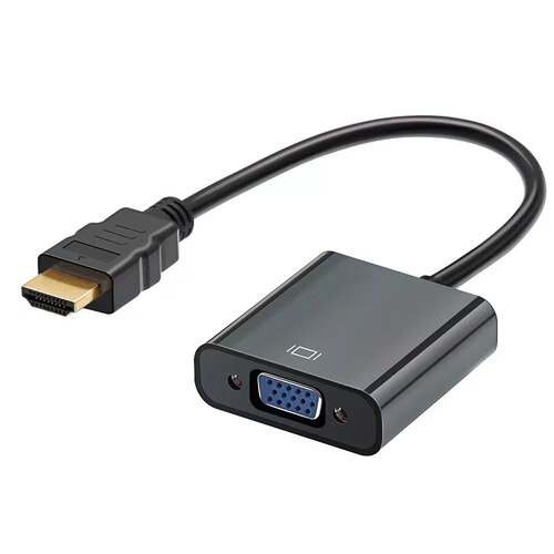 HDMI to VGA audio converter cable, TV to computer adapter, HDMI to VGA adapter, high-definition cable