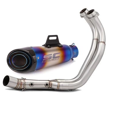 Modified Exhaust Pipe Front | Motorcycle exhaust pipe - full-set-f