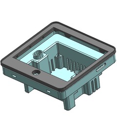 3.5インチ4インチ86ケース液晶タッチシリアルディスプレイプラスチックケーススマート家庭温度調節器プラスチックケース