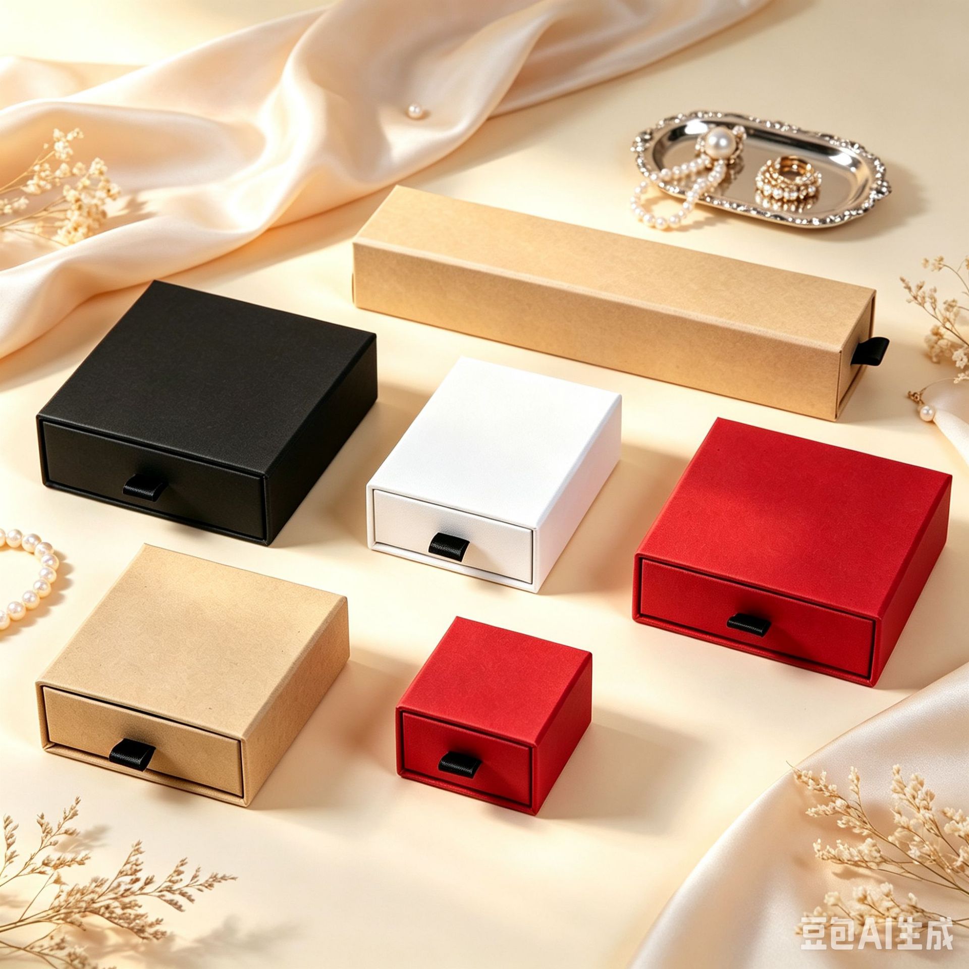 Cajas de joyería tipo cajón, cajas de joyería de papel Kraft en stock, cajas de joyería, cajas de joyería, cajas de embalaje al por mayor