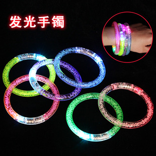 Glowing Bubble Bracelet Acrylic Flash Bracelet Fluorescent Bubble Wristband Party Cheer Props Children's Play