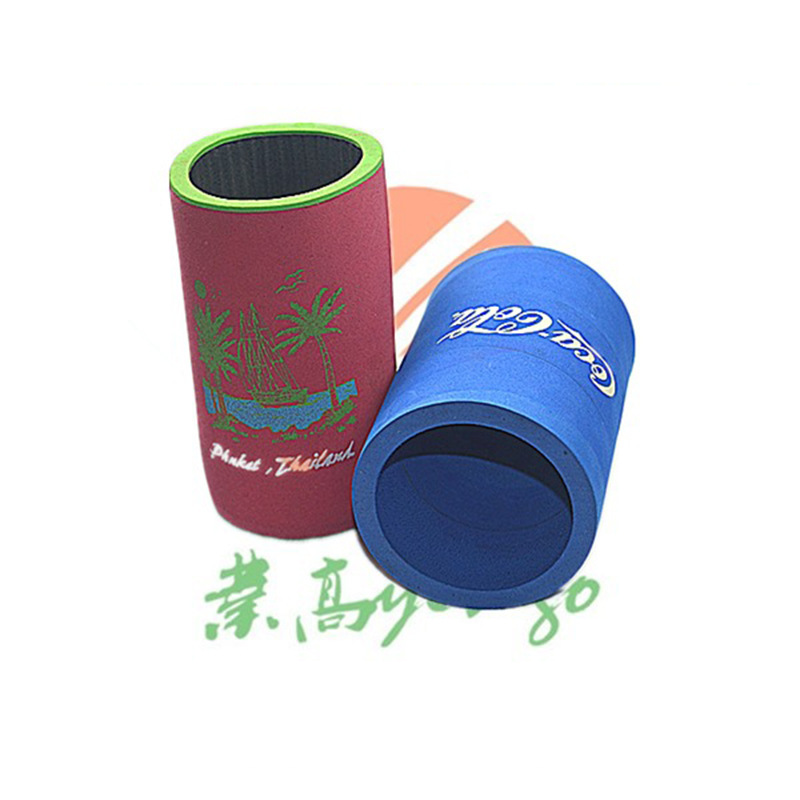 专业生产eva材质杯套可乐保温EVA橡胶发泡杯套带印刷logo