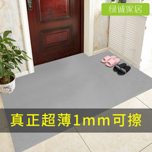 超薄地垫不卡门1mmpvc可擦洗入户门玄关防水防滑地毯进门门口垫子