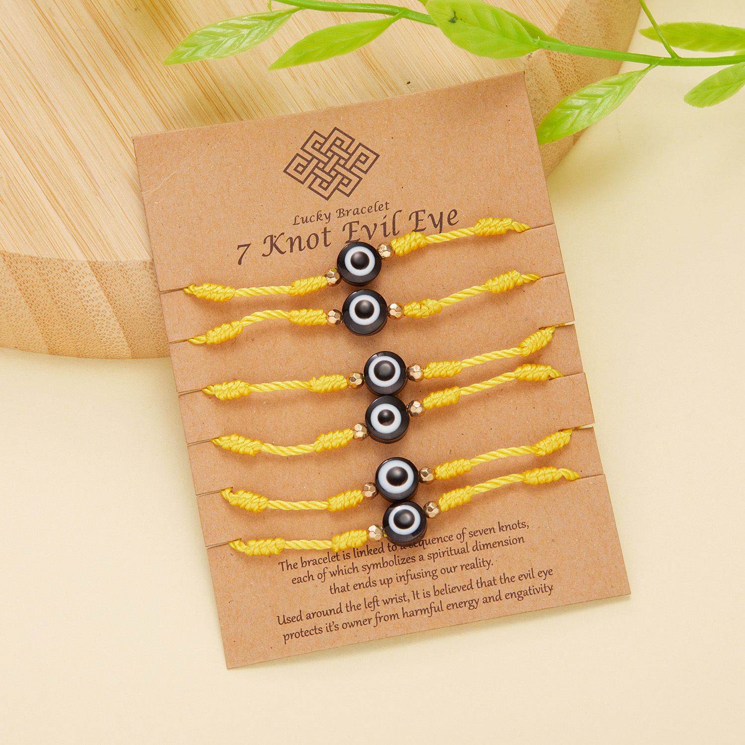 Fashion Eye Alloy Resin Knitting Unisex Bracelets 1 Piece