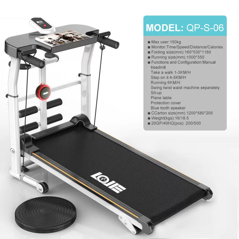 新款家用跑步机running machine fitness manual gyms treadmill