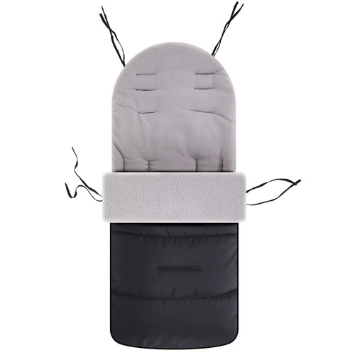 Infant stroller windproof sleeping bag with thick breathable foot cover windproof canopy umbrella car cotton pad winter outdoor breathable foot model