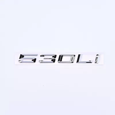 Car logo 523Li lettering, 528Li rear - standard-04-17530li