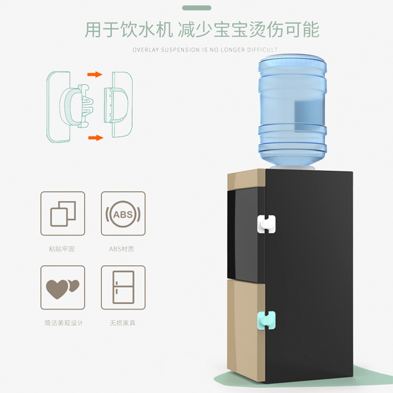 냉장고 잠금 어린이 안전 잠금 안티 핀치 핸드 캐비닛 도어 잠금 냉장고 도어 도어 클로저 버클 아기 안티 핀치 핸드 프리 오프닝