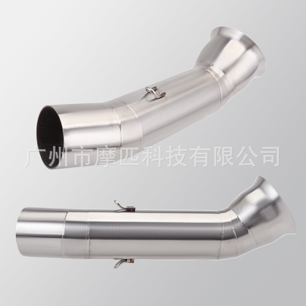 Motorcycle modification is suitable for Hyperstrada hacker 821 mid-tail stainless steel 2013-2018