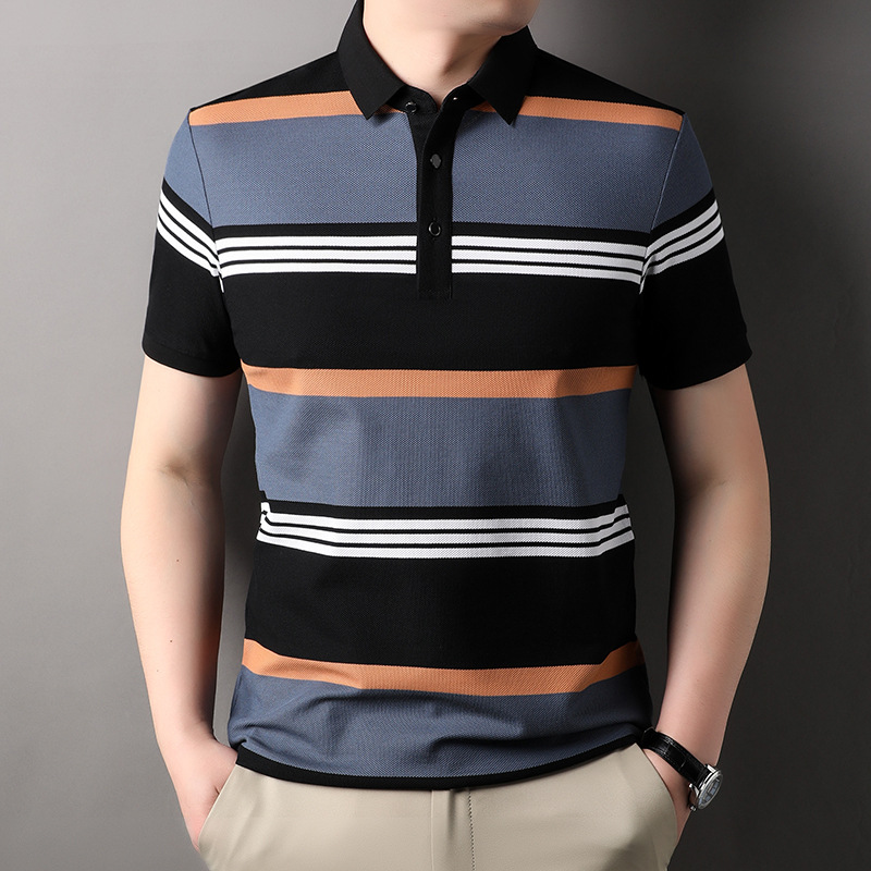 B9319 920K ÁO THUN NAM TONRYYI BIG SIZE NGOẠI CỠ NGẮN TAY MÙA HÈ TRUNG NIÊN KÍN CỔ THỜI TRANG NAM VẢI BÔNG G03 SẢN PHẨM MỚI