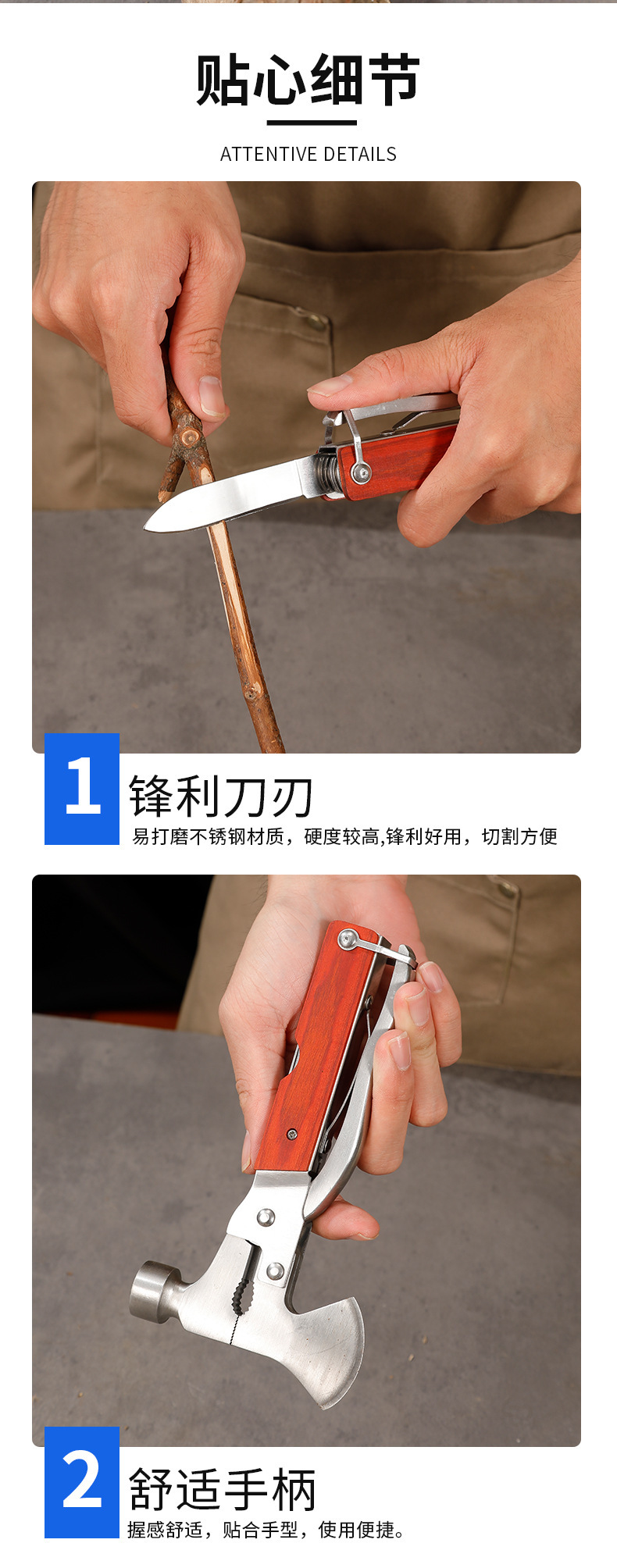 Factory in stock Axe Hammer Outdoor Tool Cangle Hammer Portable Car Life-saving Hammer Window Breaking Multifunctional Safety Hammer