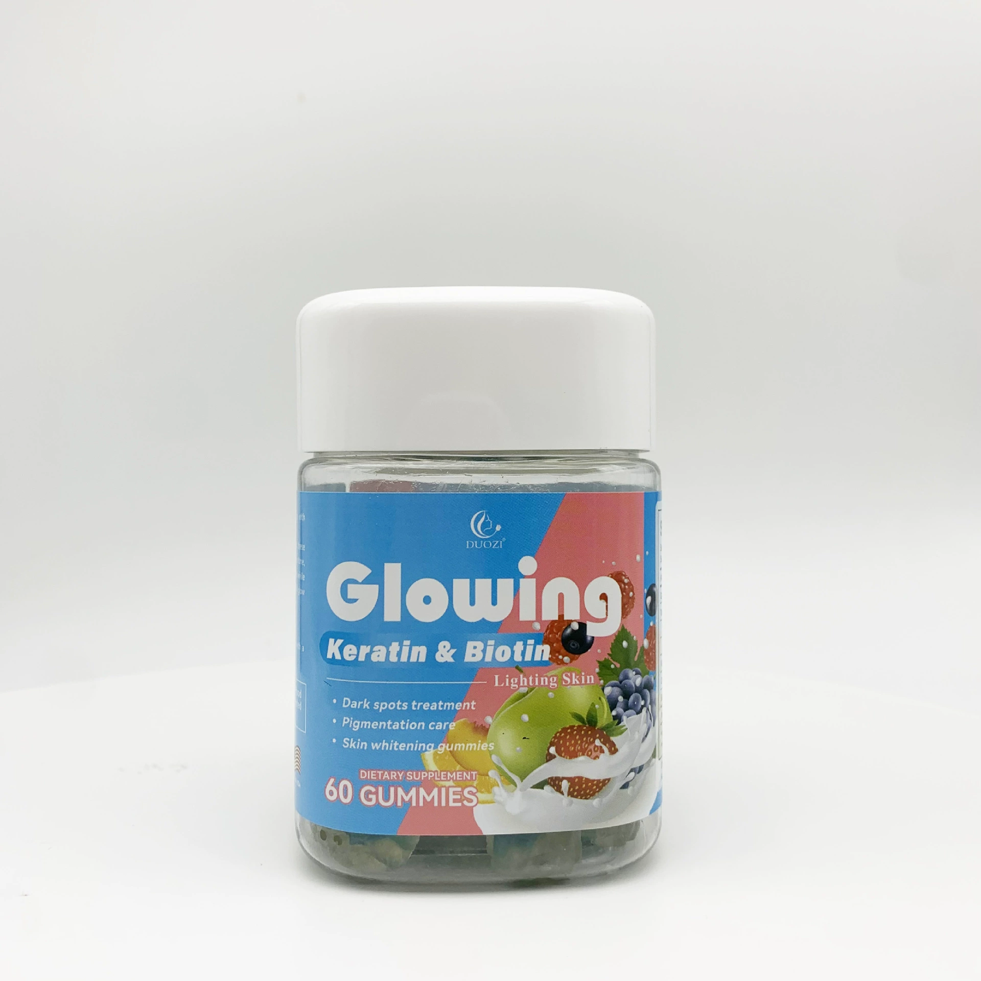 Отбеливающий кератин и биотин-помадка, родная коллаген-биотин-помадка для кожи, чтобы сделать витаминные конфеты