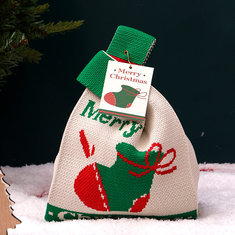 Bolsas de manzana de Navidad nuevas bolsas de embalaje de manzana de Navidad bolsas de regalo de manzana de Navidad en stock image 10
