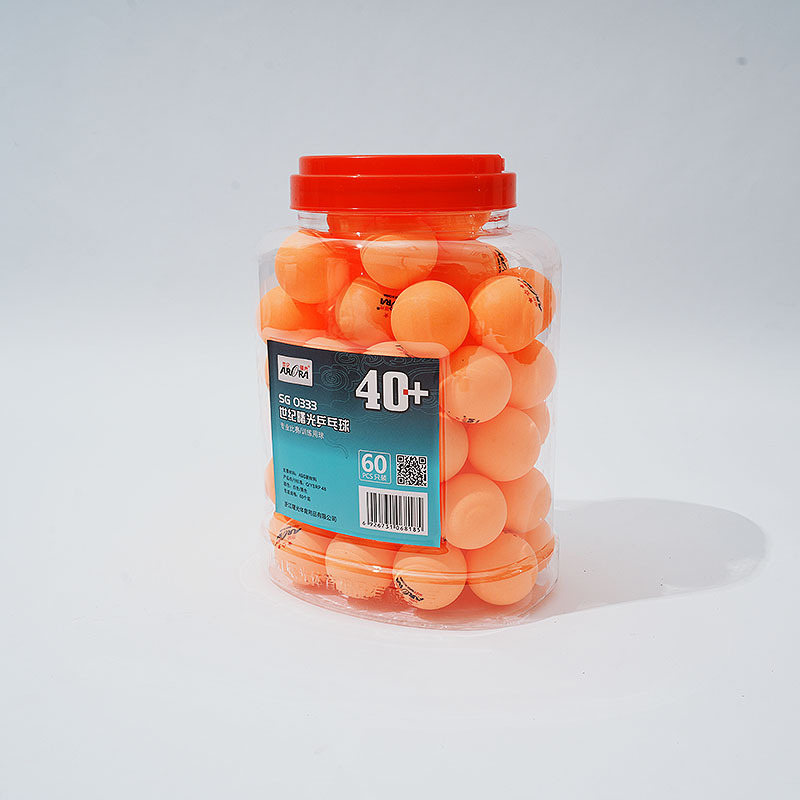[Pack of 60] Ping Pong Balls Made of New Material Abs40+, Durable for Competition and Training, 3-Star and 1-Star Practice Balls, Yellow and White