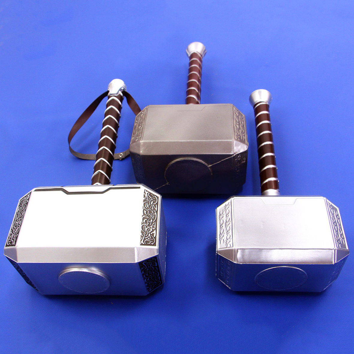 Rubber Thor Hammer Avengers children's toy model Marvel cosplay prop weapon