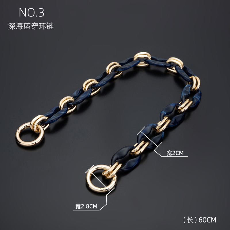 Correa de Cadena para Bolso, Acrilico, Decorativo, Estilo Retro, para Uso Diario