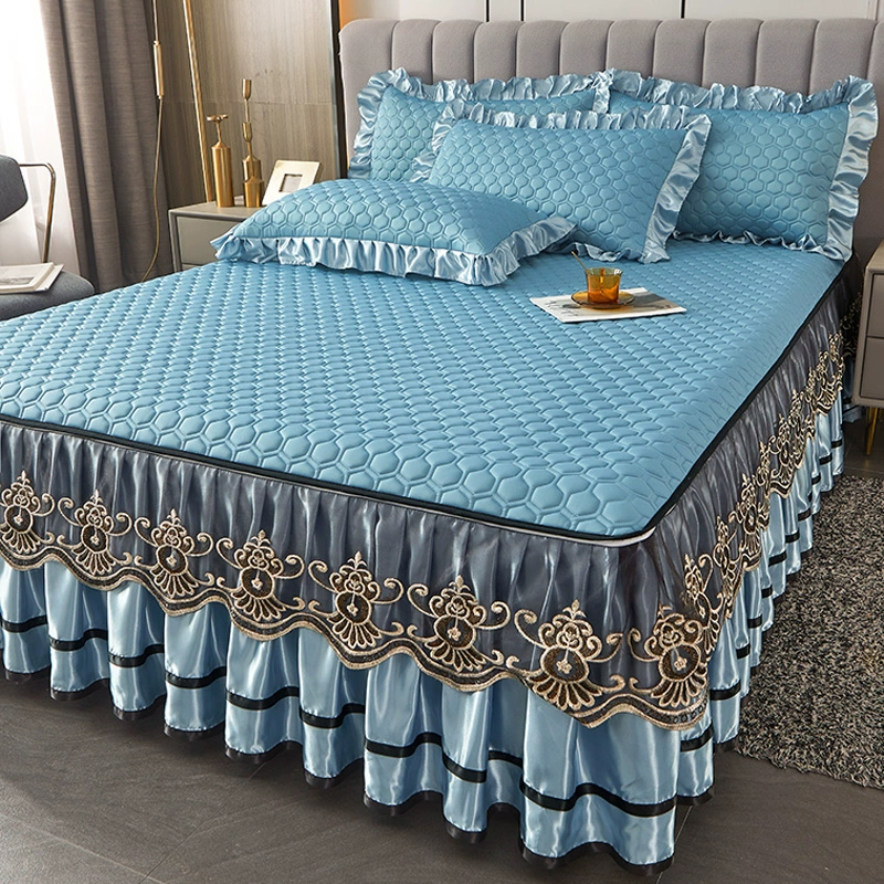 Матрац? Actually input: "Mat, set, silk removable bedspread, European style, 3 piece set"