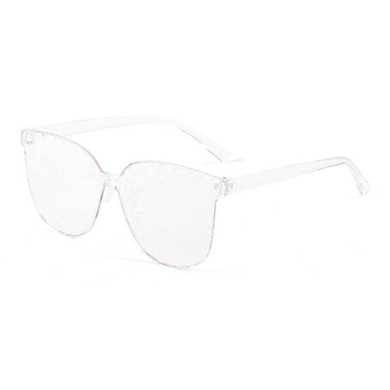 Nueva personalidad de color caramelo sin marco gafas de sol de estrellas fiesta extraña gafas de sol de pentagrama image 19