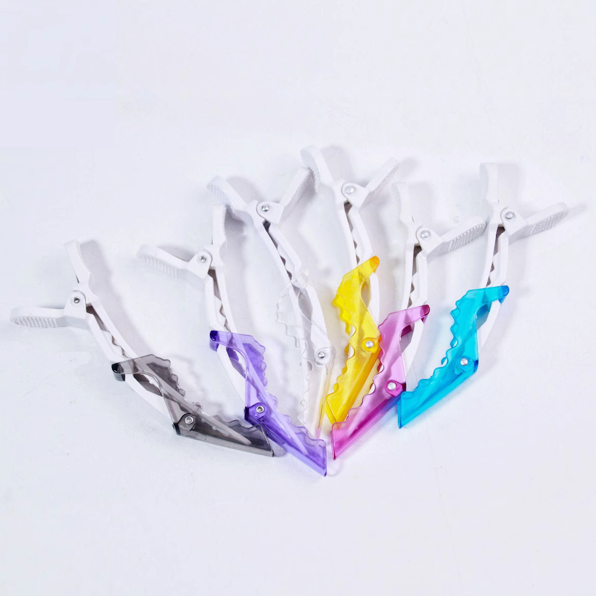 Pinzas de Cocodrilo para Cabello Transparente de Posicionamiento para Peluquería image 3