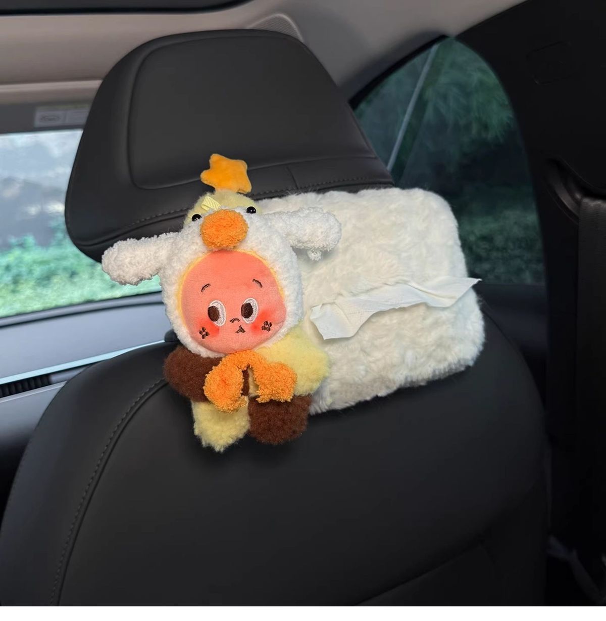 Starman Car Tissue Box 2026 New Model Car Rear Seat Headrest Hanging High-end Hanging Bag for Women
