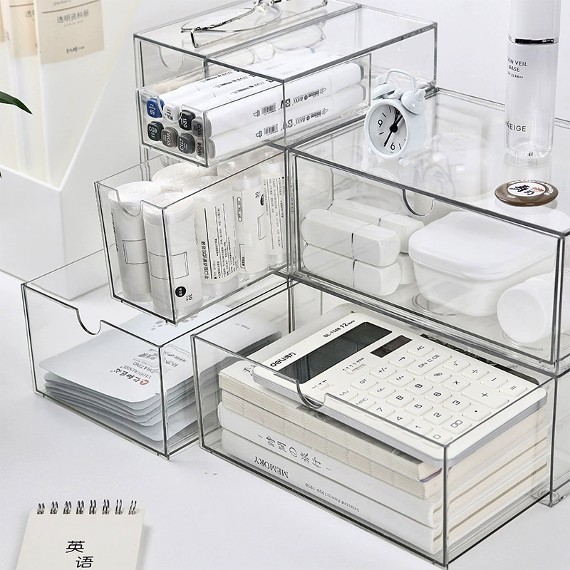 Rectangular high quality acrylic storage box