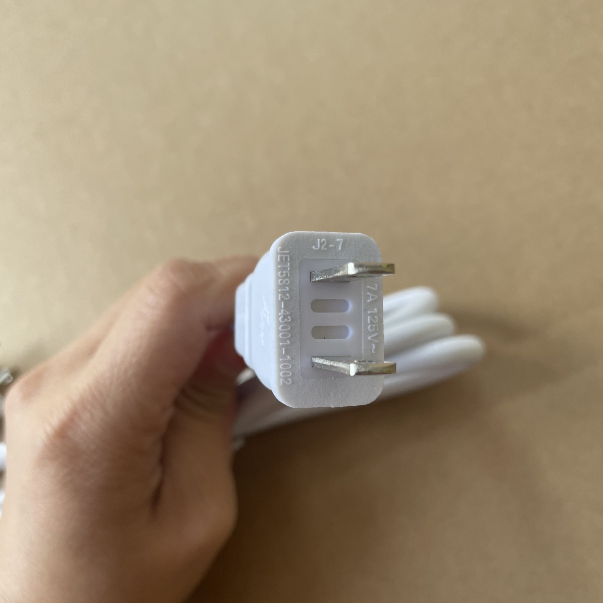 日本PSE认证二芯插头电源线 日本VFF 2X0.75电源线