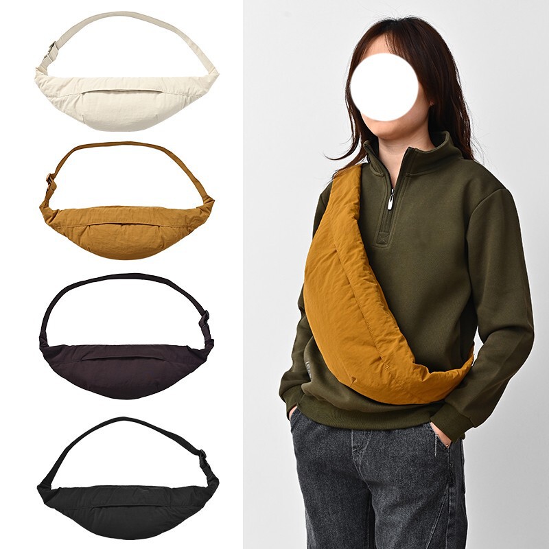 Uniqlo Lightweight Baguette Bag Versatile Crossbody Bag Multifunctional Chest Bag for Women Japanese Style Horn Bag Trendy Shoulder Bag Uniqlo Lightweight Baguette Bag Versatile Crossbody Bag Multifunctional Chest Bag for Women Japanese Style Horn Bag Trendy Shoulder Bag