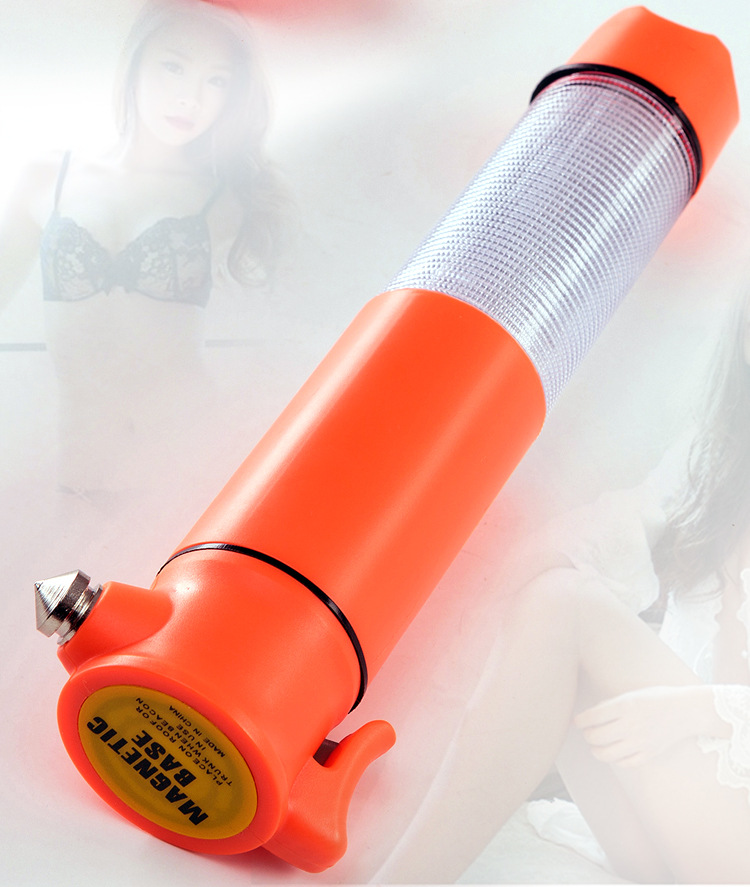 Car safety hammer car multifunctional first aid strong flash flashlight car emergency escape fire hammer window breaker