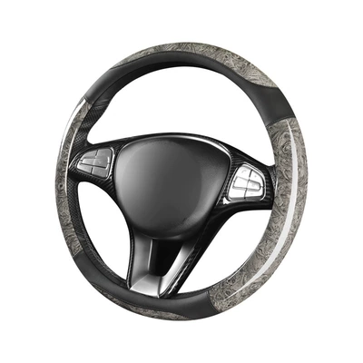 Steering wheel cover — pattern steering wheel cover ultra-thin four-season