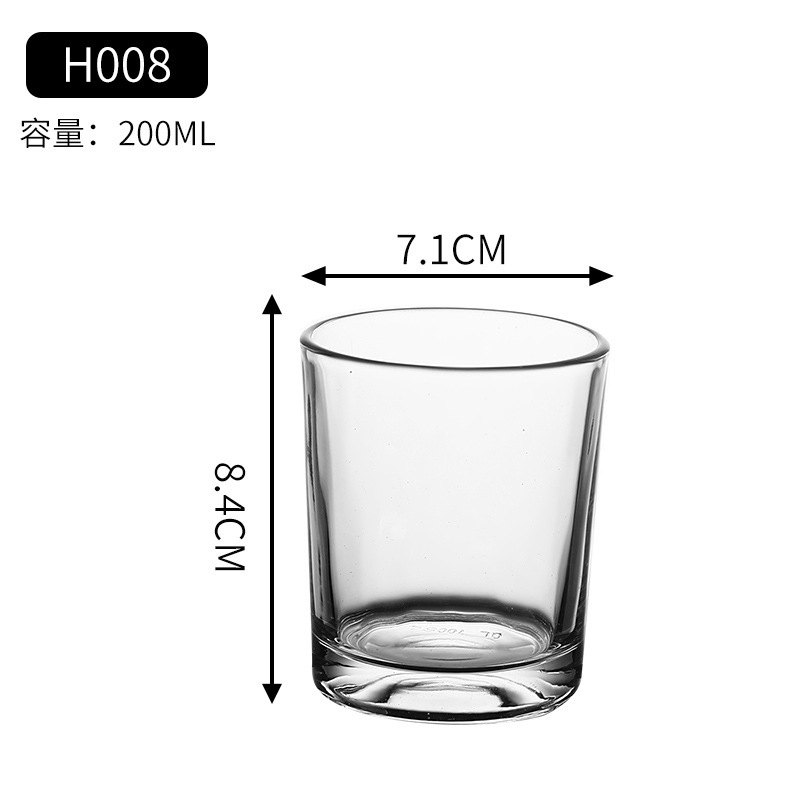 Taza de jugo recta resistente a altas temperaturas casera taza de limón taza de té de café de avena taza de leche
