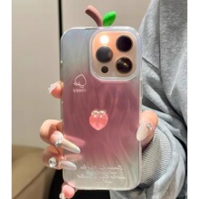 夏日水蜜桃核适用苹果16PROMAX手机壳iPhone15/14/11新款12pro