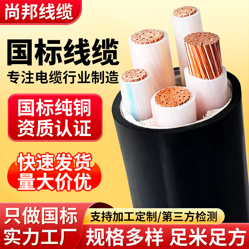 Professional Manufacturer of Copper Core Power Cables, Custom Copper Cable Wires for Engineering Use, Yjv22 Copper Wire, Pure Copper