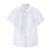 Shirt with a round collar