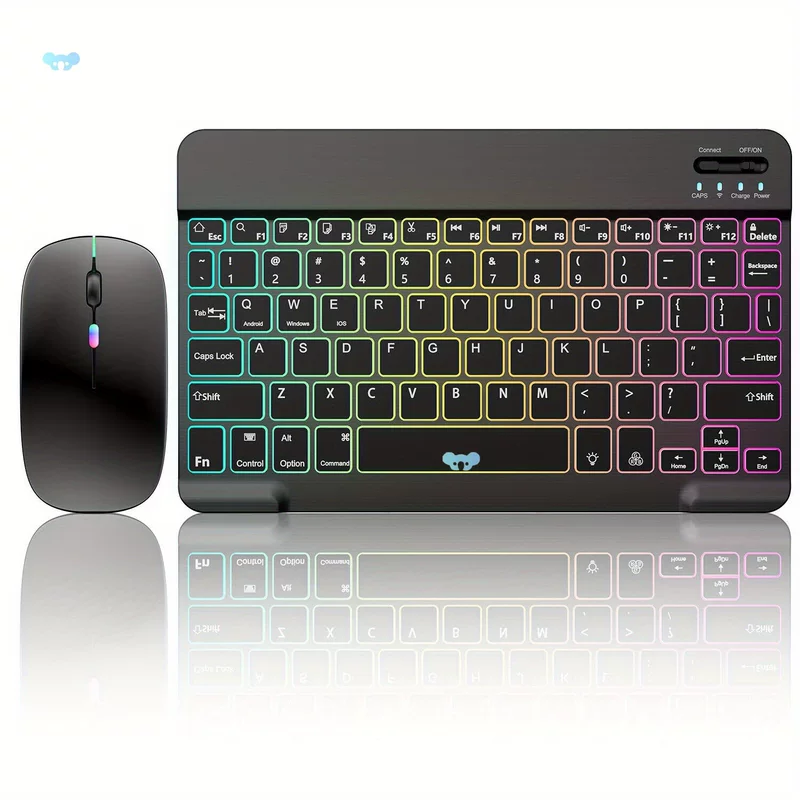 Клавиатура и мышь для игр с подсветкой RGB и 10-дюймовыми проводами