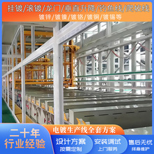 连续式镀锡镀镍设备生产线 五金工件表面涂装设备龙门式电镀设备