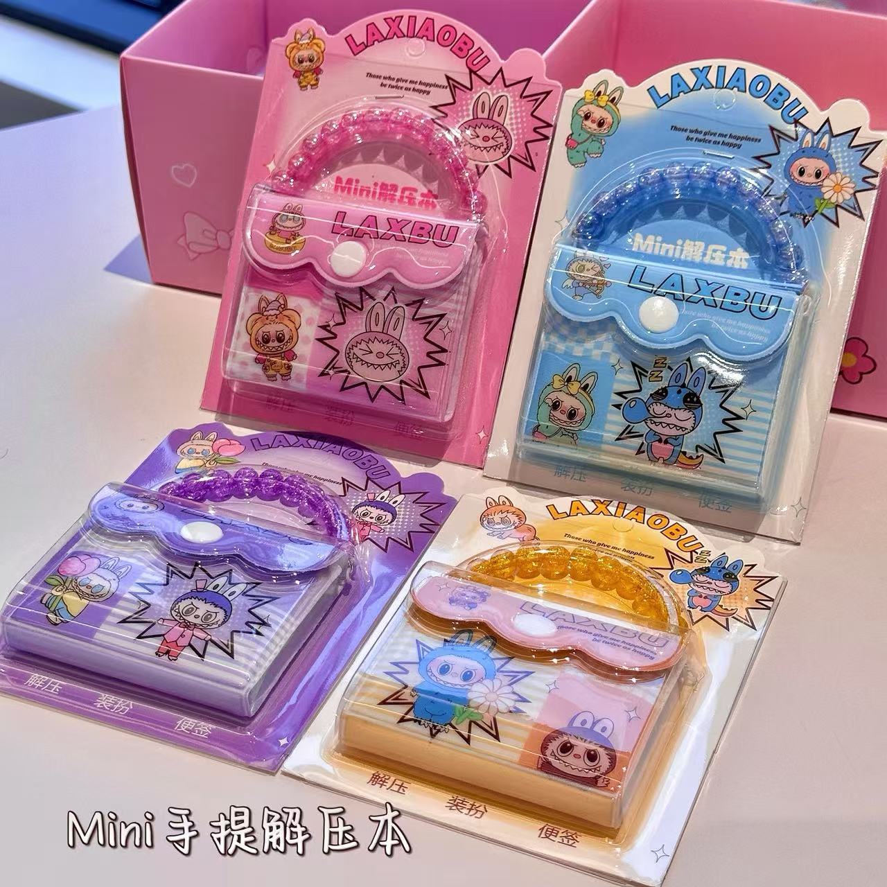 Cartoon bolso de tela libro lindo bolso portátil cuaderno de notas para estudiantes de primaria artículos de papelería creativos