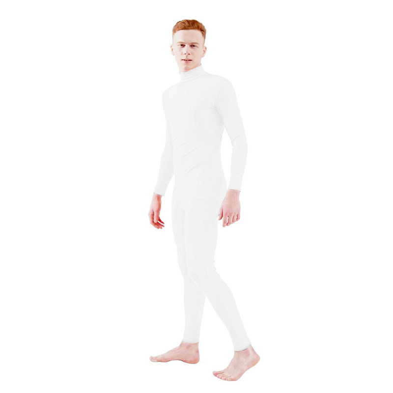 アマゾンの人気のあるボディスーツのハーフバッグのボディスーツzentai純色の服のダンス服の舞台の演技服|undefined