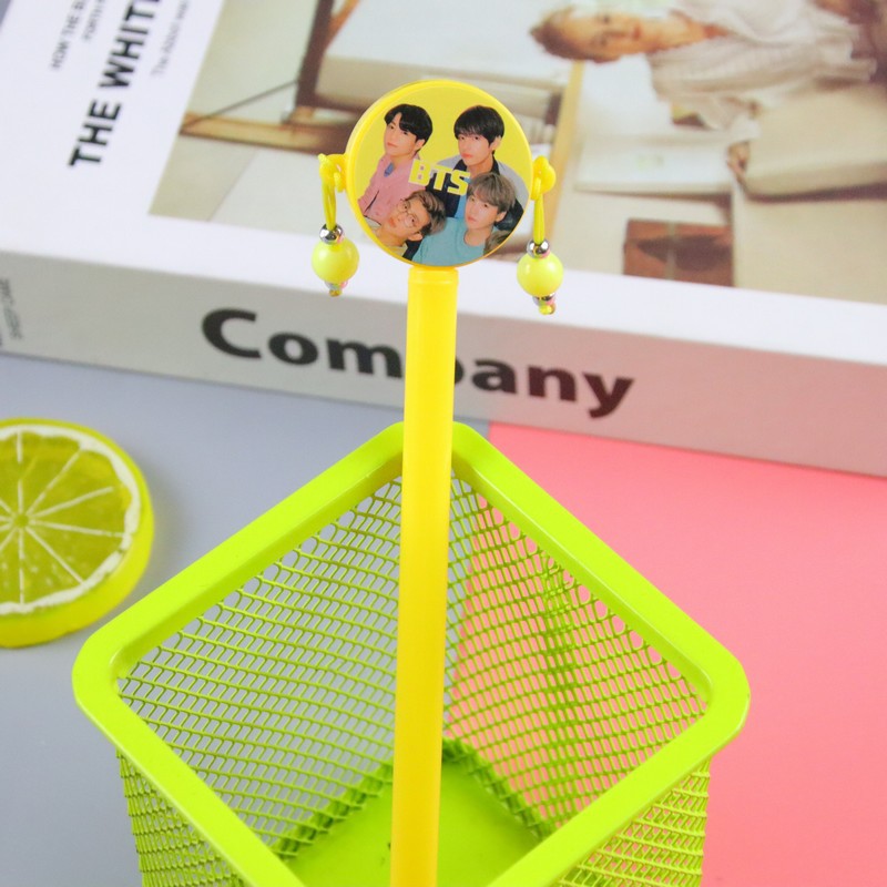 Creativo pequeño papelería fresca personaje sonajero pluma de góner dibujos animados estudiante herramienta de escritura pluma a base de agua al por mayor