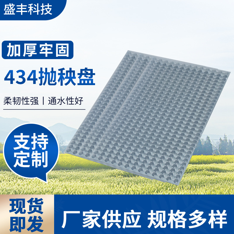 434孔抛秧盘园艺农田机育苗器扦插托盘插秧盘水稻育秧盘手抛盘