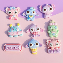 卡通亮面小怪怪diy树脂饰品配件手机壳奶油胶贴片发饰配饰材料